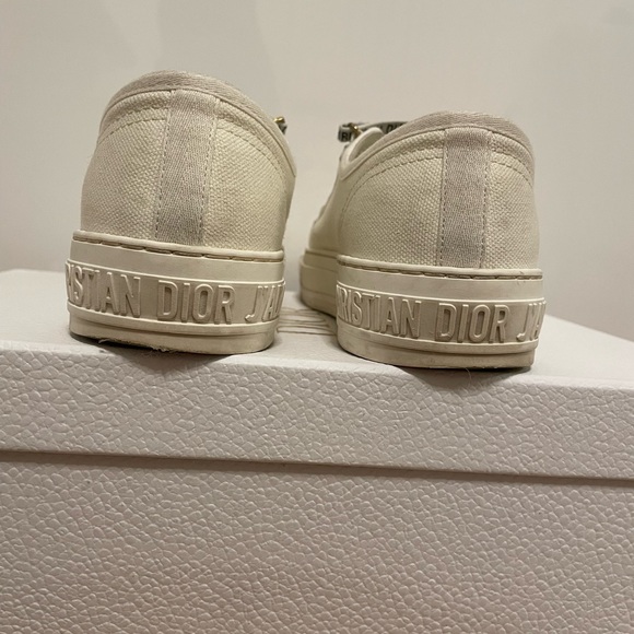 Dior WALK'N'DIOR SNEAKER White Cotton Canvas - Picture 7 of 12